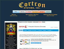 Tablet Screenshot of cortronsystems.com